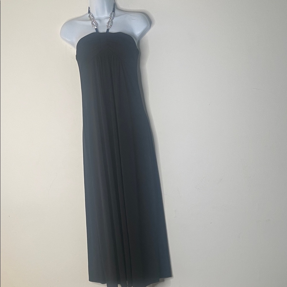 Ruby Rox Chic Black Strapless Maxi Dress